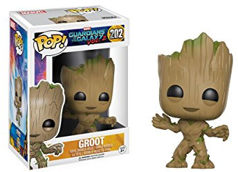 Funko Pop! Movies: Guardians of The Galaxy 2 - Groot - Vinyl-Sammelfigur - Geschenkidee - Offizielle Handelswaren - Spielzeug Für Kinder und Erwachsene - Movies Fans - Modellfigur Für Sammler