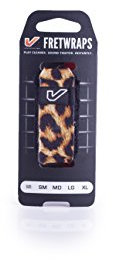 Gruv Gear Fret Wrap & Guitar Mute, Fretwrap for Acoustic, Electric & Bass | String Dampener Recording, Tapping & Practice Accessory (1 Pack, Medium Leopard, Fits 5 String Bass, 7 String Guitar)