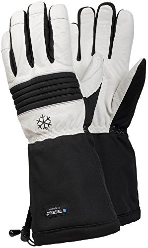 Ejendals Lederhandschuh Tegera 595, Größe 9, 1 Stück, schwarz/weiß, 595-9