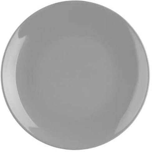 Secret de Gourmet - Assiettes à Dessert 'Colorama' 20cm Gris - Faïence - Traditionnel - 6 Pièces