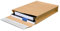 Faltentaschen braun DIN C5 ohne Fenster bis 40mm Falte 120g/m² 162x229x40 mm (83000) (250)