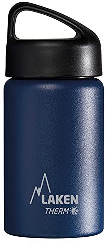 Laken Classic Botella Térmica Acero Inoxidable 18/8 y Doble Pared de Vacío, Unisex adulto, Azul, 350 ml