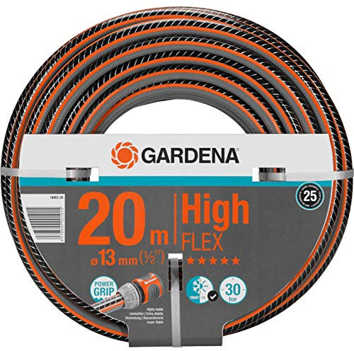 Preis-Zone Gardena 18063-20 1/2 20m Wasserschlauch Schlauch Gartenschlauch, Schwarz, One Size