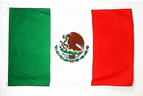 AZ FLAG Bandera de MÉXICO 180x120cm - Gran Bandera Mexicana 120 x 180 cm
