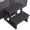 Bagno Italia Escalera de Madera Artificial PVC para Minipiscina de Exterior