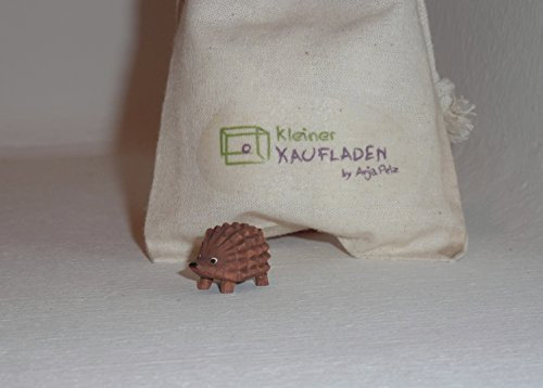 Lotte Sievers-Hahn Igel klein mit Baumwollbeutel Krippenfigur