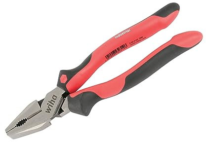 Wiha 30907 8.0 Inches Ergo Soft Grip Industrial Heavy Duty Combination Pliers
