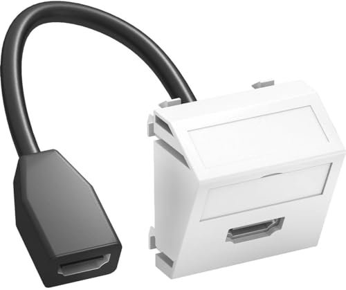 obo-bettermann Systeme Mechanismen – HDMI Multimedia Steckdose mts-hd F weiß