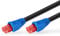 Goobay 94397 CAT 6 Outdoor-Patch Cable, U/UTP, Black, 75 m Length