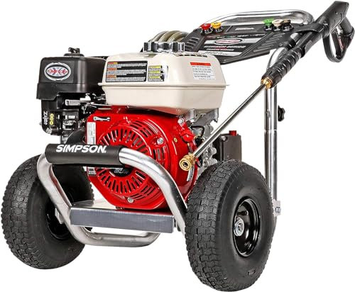 Simpson Aluminum Series 3600 PSI Gas Pressure Washer, 2.5 GPM, Honda GX200