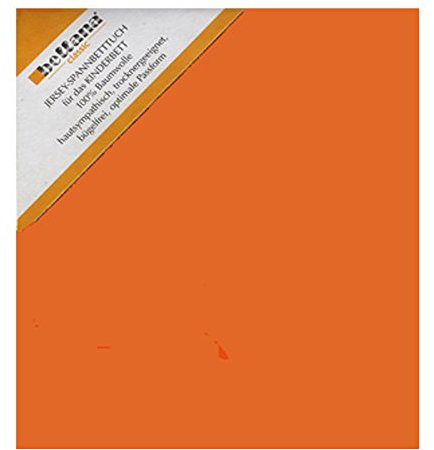 Bellana Kinder Jersey Spannbettlaken 60 - 70 x 120 - 140 cm Farbe: papaya