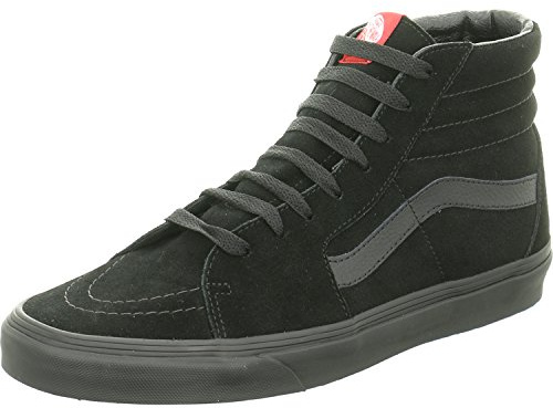 Vans Sk8-hi, Unisex Adults' Hi-Top Sneakers, Black (Black/Black), 12 M US Men