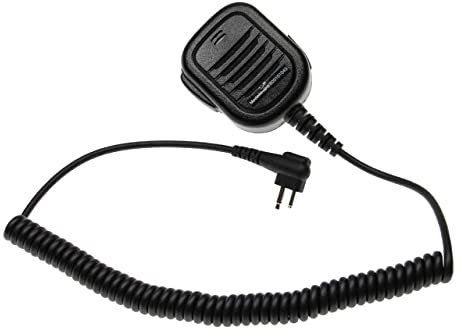 vhbw Lautsprecher-Mikrofon kompatibel mit Motorola CP040, GP300, GP600, GP68, GP73, GP88, Radius P110 Funkgerät