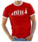 Basketball - Evolution ! T-Shirt Rot-Ringer Gr.S