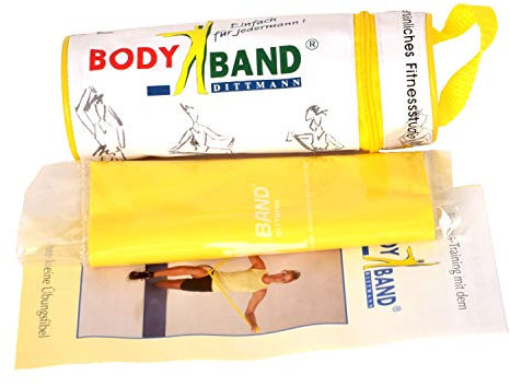 DITTMANN Body Band 2,5m im Beutel gelb (leicht)