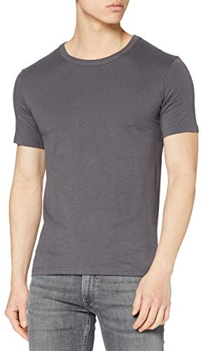 Stedman Apparel Men's Morgan Crew Neck/ST9020 Premium Slim Fit Classic Short Sleeve T-Shirt, Slate Grey, Small