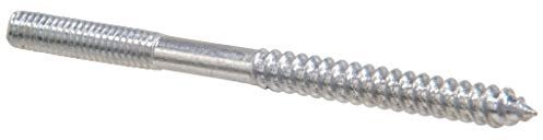 The Hillman Group 491358 Hanger Bolt, 1/4-20 X 3-Inch, 2-Pack
