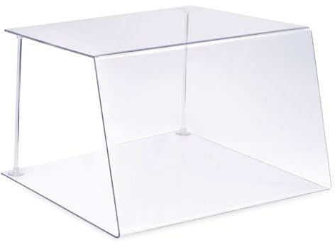 A + H plásticos Holzhäuser TOS – Tipo 1 Longitud 60 cm – Para Gastronomía de petg – Mostrador modular y pasteles de vitrina (Cristal Transparente), Stärke 6mm