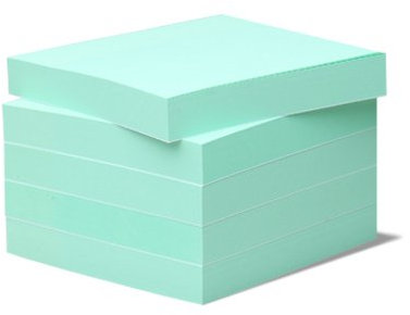 5 Haftnotizen BIZSTIX® Office -waldmeister- farbig pastell grün für Ihr Büro