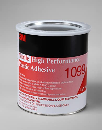 3M 1099 Tan Nitrile High Performance Plastic Adhesive, 5 Ounce Tube