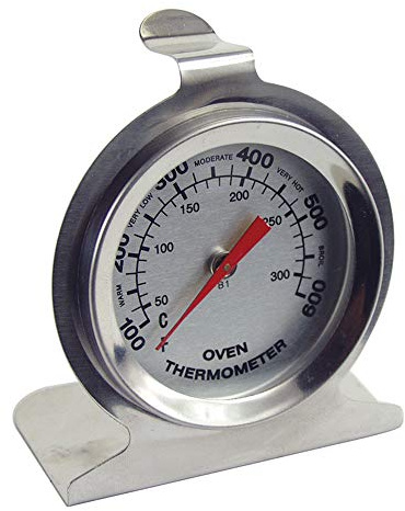 Fox Run 5670 Oven Thermometer, Commercial Stainless Steel, Large Dial