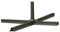 BUTTERFLY Ombrellone metalli croce 1x1 mt