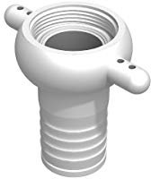 Raccord cranté femelle 11/2 BSP - male cannelé droit 38mm