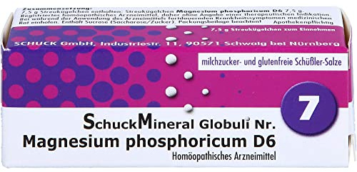 SCHUCKMINERAL Globuli 7 Magnesium phosphoricum D6 7.5 g