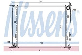 Nissens Radiator - 66742