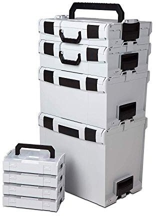 L-BOXX Sortimo L-Boxx Set | Starterpaket 4 in grau | L Boxx 102 bis 374 | mit 4 LBoxx Mini