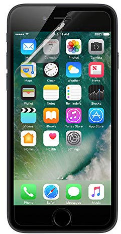 Belkin transparente TrueClear Displayschutzfolie (2er-Pack, geeignet für iPhone 8 Plus, iPhone 7 Plus)