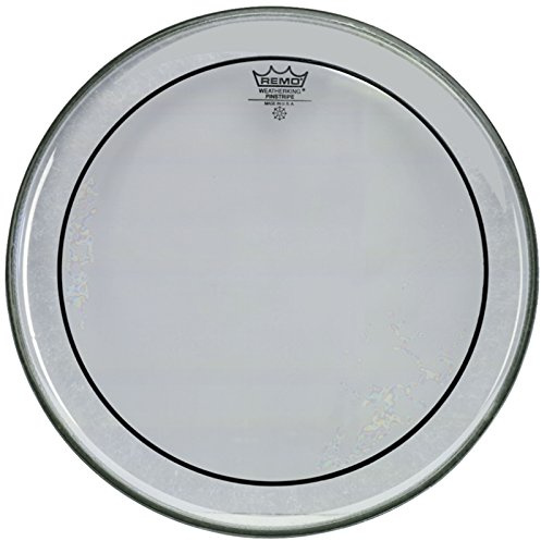 Remo Drumhead Pinstripe Transparent Bass Drum - 18 - PS-1318-00