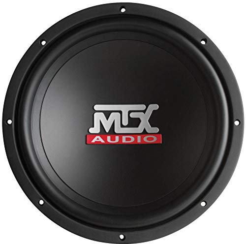 MTX TN12 – 04 Caisson de basses pour voiture – Subwoofer pour Voiture (200 W, 24 – 160 HZ, 400 W, 28 cm, 13,7 cm, 31,7 cm) Noir