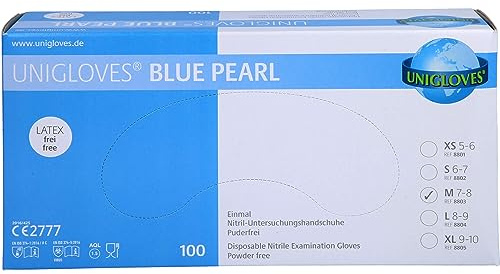 Param HANDSCHUHE Einmal Nitril M blau 100 St