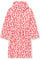 Playshoes Unisex Kinder Fleece-Bademantel Morgenmantel, Erdbeeren, 134/140