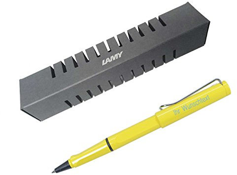 Lamy Tintenroller safari Modell 318, Farbe gelb, inkl. Gravur