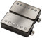 EMG 57/66 Humbucker Gitarren-Tonabnehmer-Set für Steg und Hals, gebürstetes schwarzes Chrom