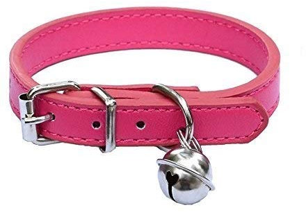 Colliers en cuir pour chats, chiots chiens, réglable 20,3 - 26,7 cm