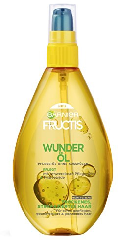 Garnier Fructis Oil Repair 3 Wunder-Öl, pflegendes Haaröl für trockenes, strapaziertes Haar, ohne Ausspülen, nicht fettend, 3er-Pack (3 x 150 ml)