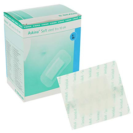 Askina Soft Wundverband 9X10 cm Steril, 50er Pack