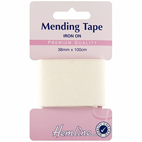 Hemline Iron-On Mending Tape - Cream