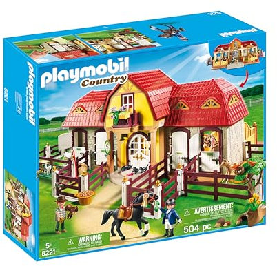 PLAYMOBIL Country 5221 - Grande maneggio con recinto, Dai 5 anni