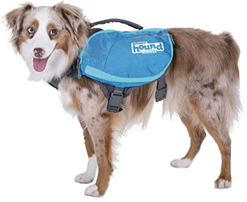 Kyjen 22003 Outward Hound DayPak Hunde-Rucksack Tasche im Satteltaschenstil, verstellbar, Größe M, blau