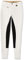 HKM Herren Reithose Stretchy 3/4 Besatz, weiß/schwarz, 176, 556735