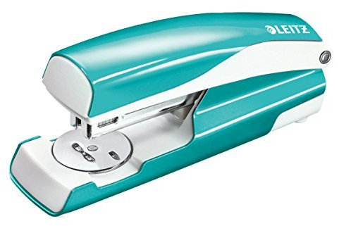Leitz 55021051 Büroheftgerät NeXXt, Metall, 30 Blatt, eisblau