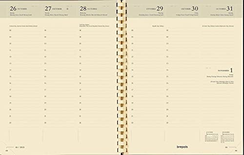 Brepols Buchkalender TIMING 2018, schwarz