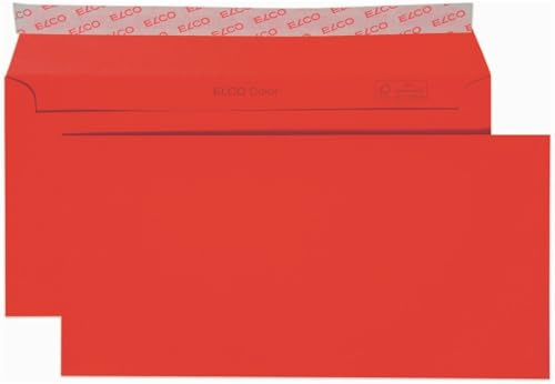 Elco 74617.92 Color Briefumschlag, C5 6 DL, 100 g, intensivrot