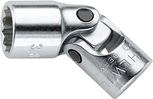 STAHLWILLE Nr. 402a Gelenk-Steckschlüsseleinsatz 6,3 mm (1/4) Schlüsselweite 9/32 L.32 mm AS-drive, HPQ-Hochleistungsstahl, verchromt