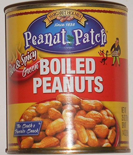 Margaret Holmes Peanut Patch Hot and Spicy Green Boiled Peanuts Pack of 4 - 25 oz cans