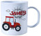 Personalised Plastic Unbreakable Kids Cup, Toddler Cup NEW Tractor Theme for Boys